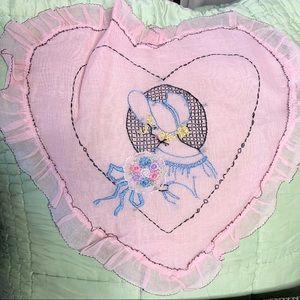 Embroidered Pillow Cover